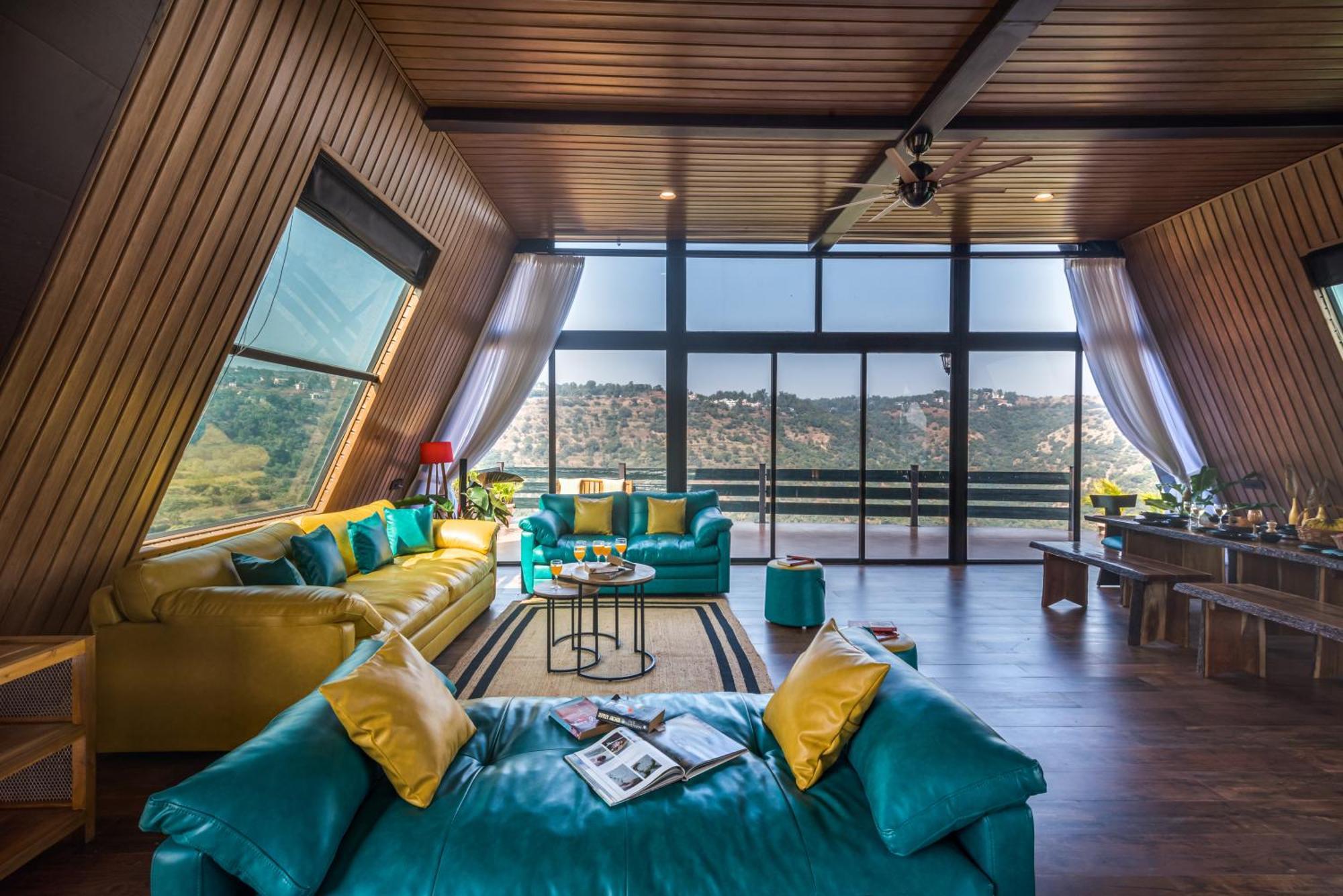 Saffronstays A Vantage, Panchgani - A Pyramid Shaped Unique Luxury Villa With Infinity Valley Views Esterno foto